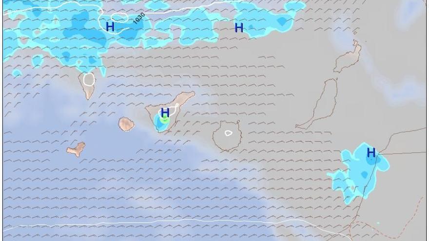 Predicción meteorológica en Canarias para este miércoles, 11 de enero