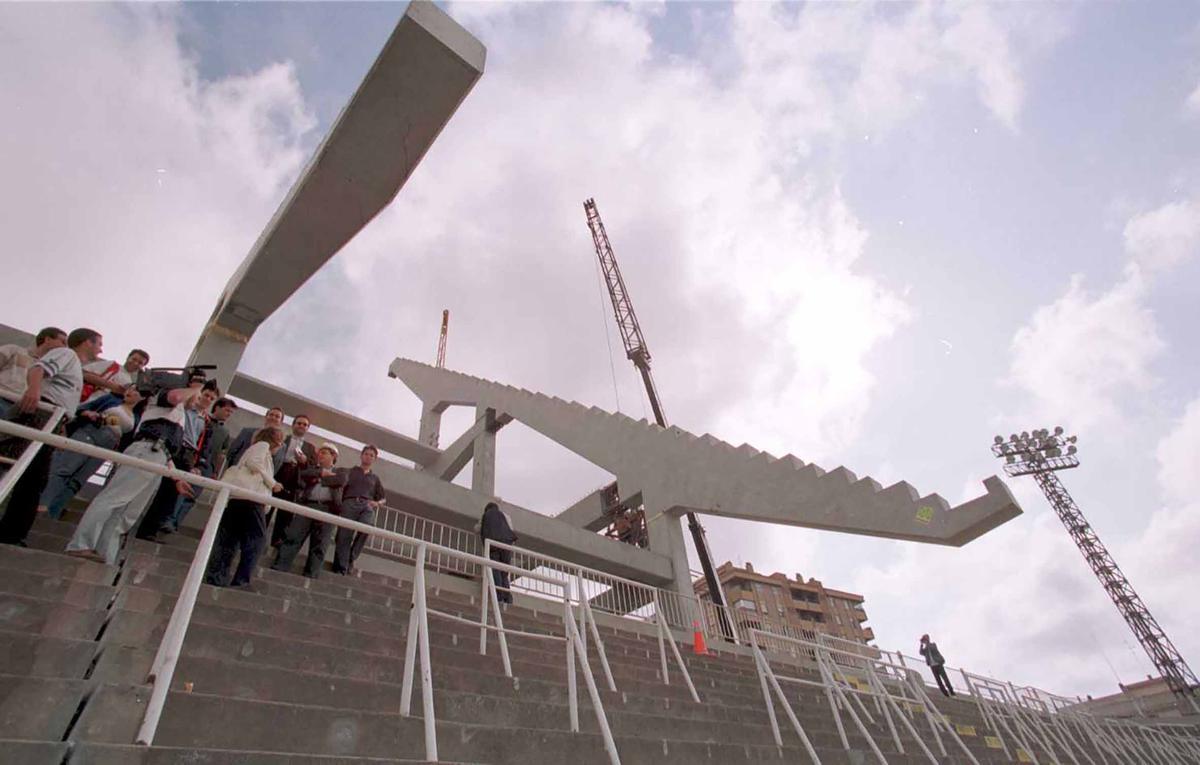 Mestalla en obras a lo largo de su historia Mestalla en obras a lo largo de su historia