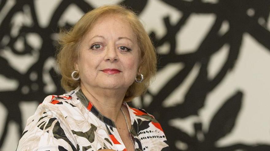 Cristina García Rodero, ayer, en el Aula de Cultura.