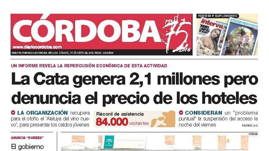 La portada de CÓRDOBA