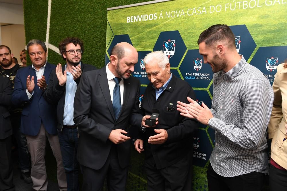 Lucas y Arsenio, en la inauguración de la sede de