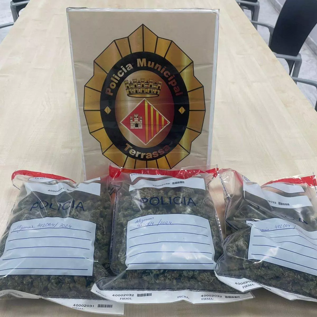 Detenido un conductor en Terrassa con más de un kilo de drogas y sin documentación