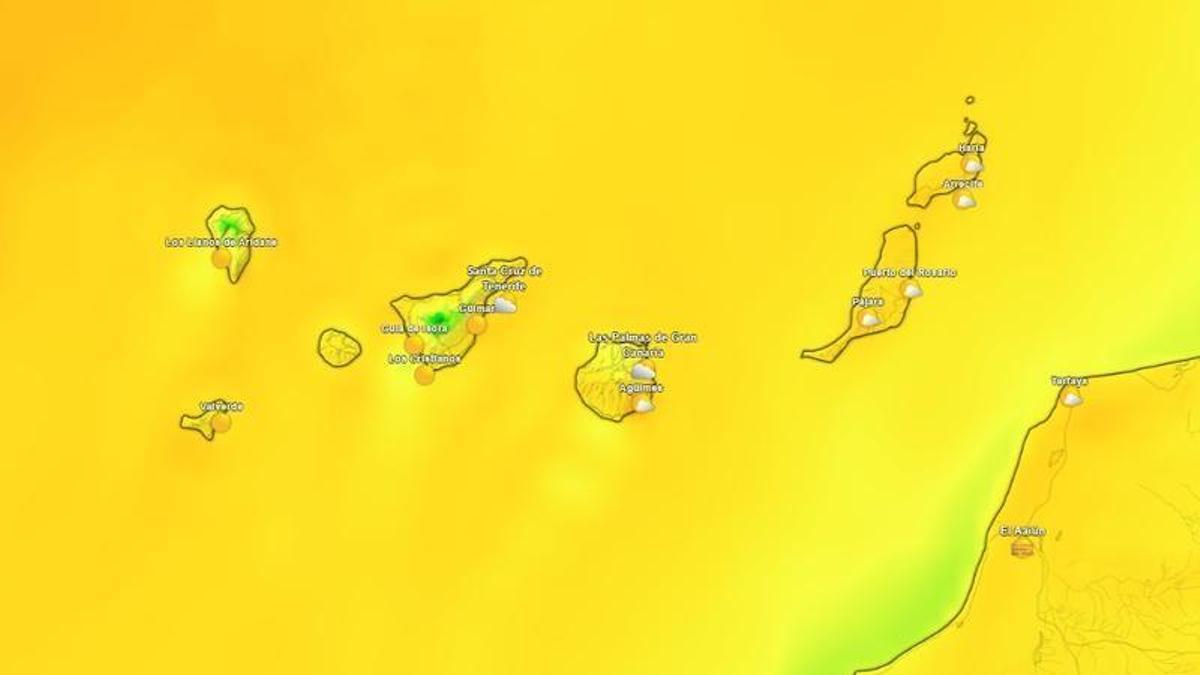 Mapa de Canarias
