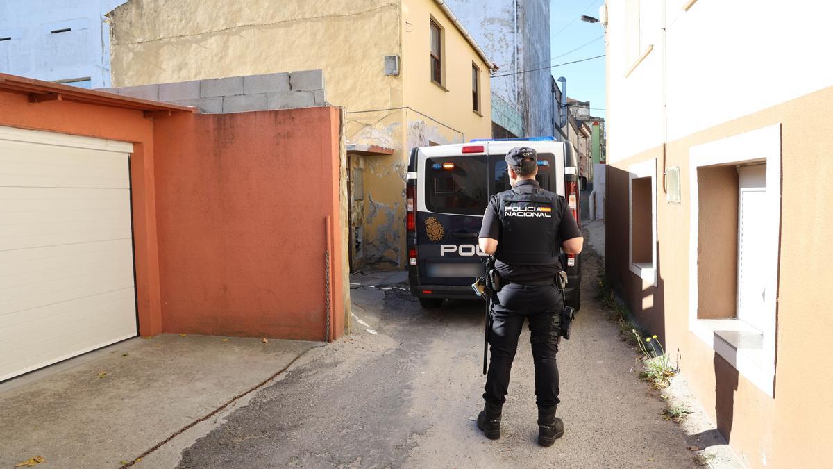 Operación antidroga en Vigo