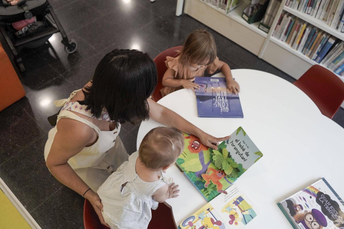 Àrea infantil de la biblioteca Ateneu Les Bases de Manresa