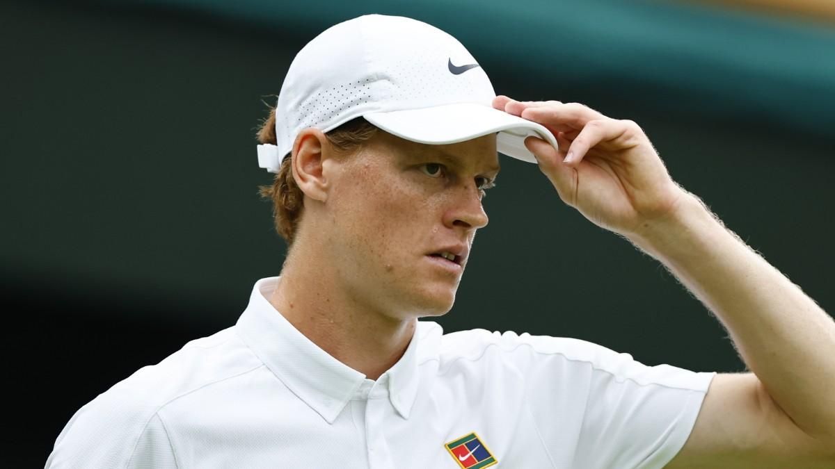 Jannik Sinner, durante el torneo de Wimbledon