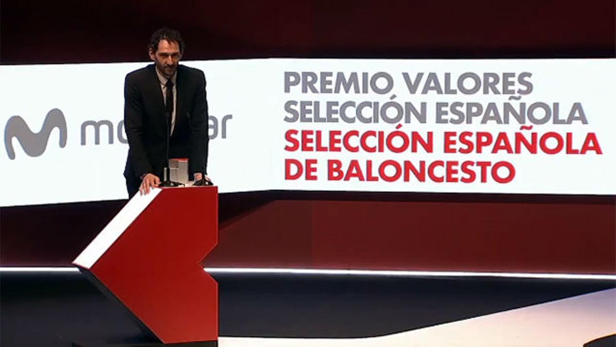 La selección de baloncesto, Premio Valores Selección Española