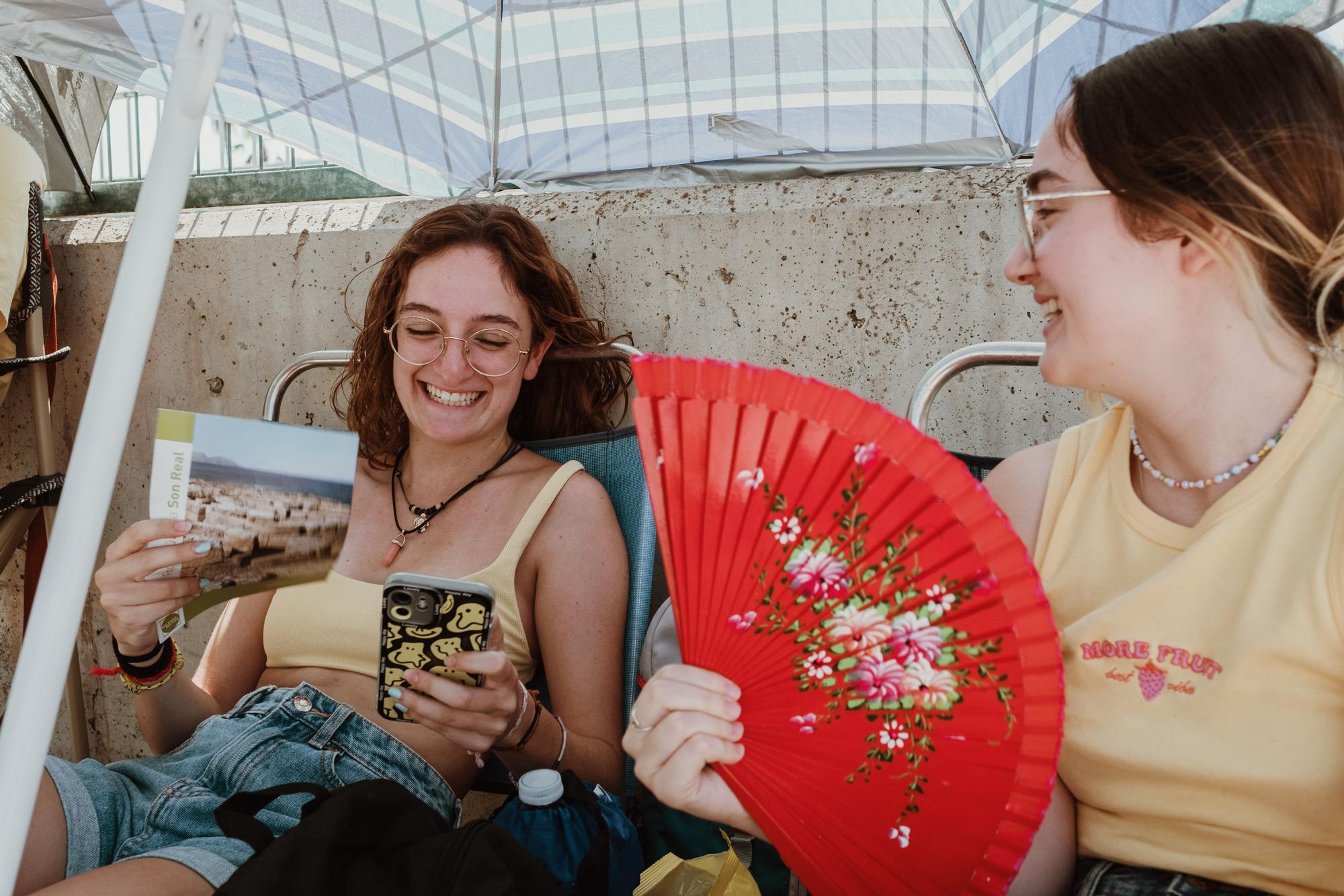 Largas colas antes del concierto de Rosalía en Palma