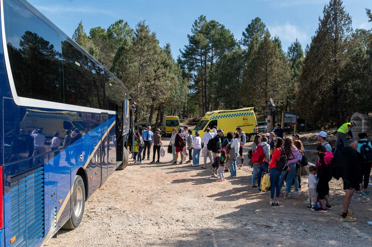 Los corredores de la Penyagolosa Trails dispondrán de un servicio específico de autobuses de regreso a Castellón.