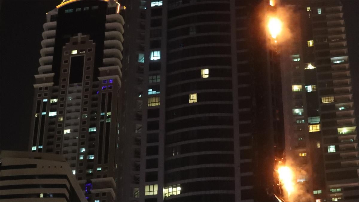 Un fort incendi devora la Torch Tower de Dubai