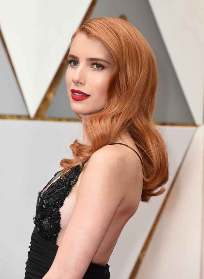 Premios Oscar 2017: el 'blorange' de Emma Roberts