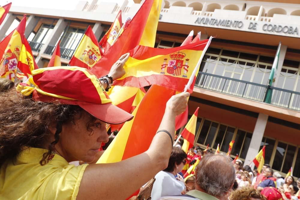 Concentraciones en Córdoba y en varios puntos de la provincia en defensa de España.