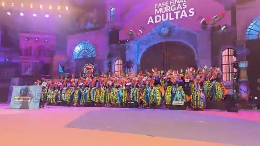 Un momento de la actuación de Triqui Traques