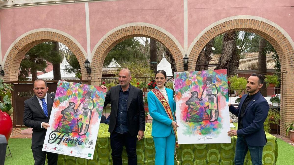 Presentan el cartel de las Fiestas de Primavera 2023 en Murcia.