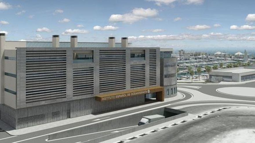 Recreación del nuevo edificio en el puerto.
