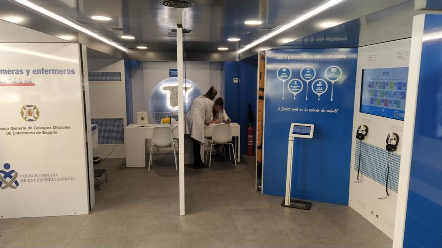 El tráiler enfermero llega a Zamora: pruebas gratis y escuela de salud