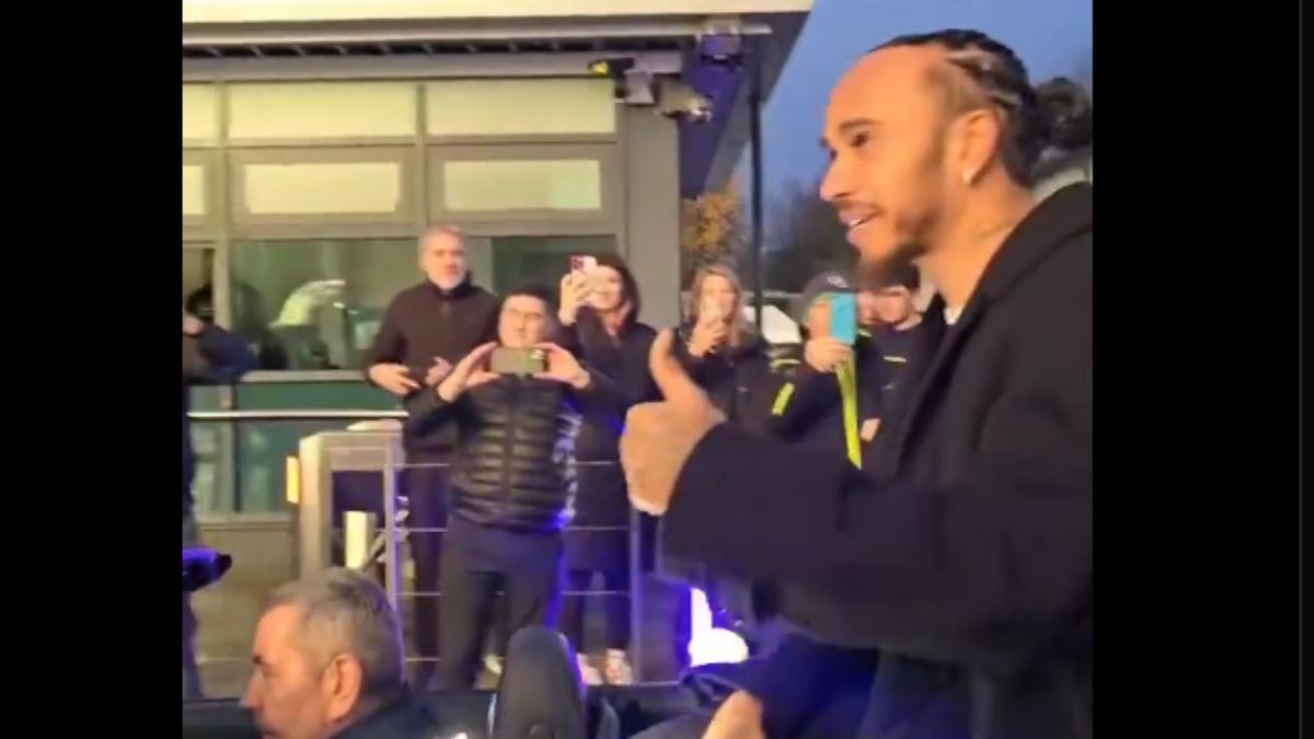 Hamilton se despidió de Mercedes por una última vez