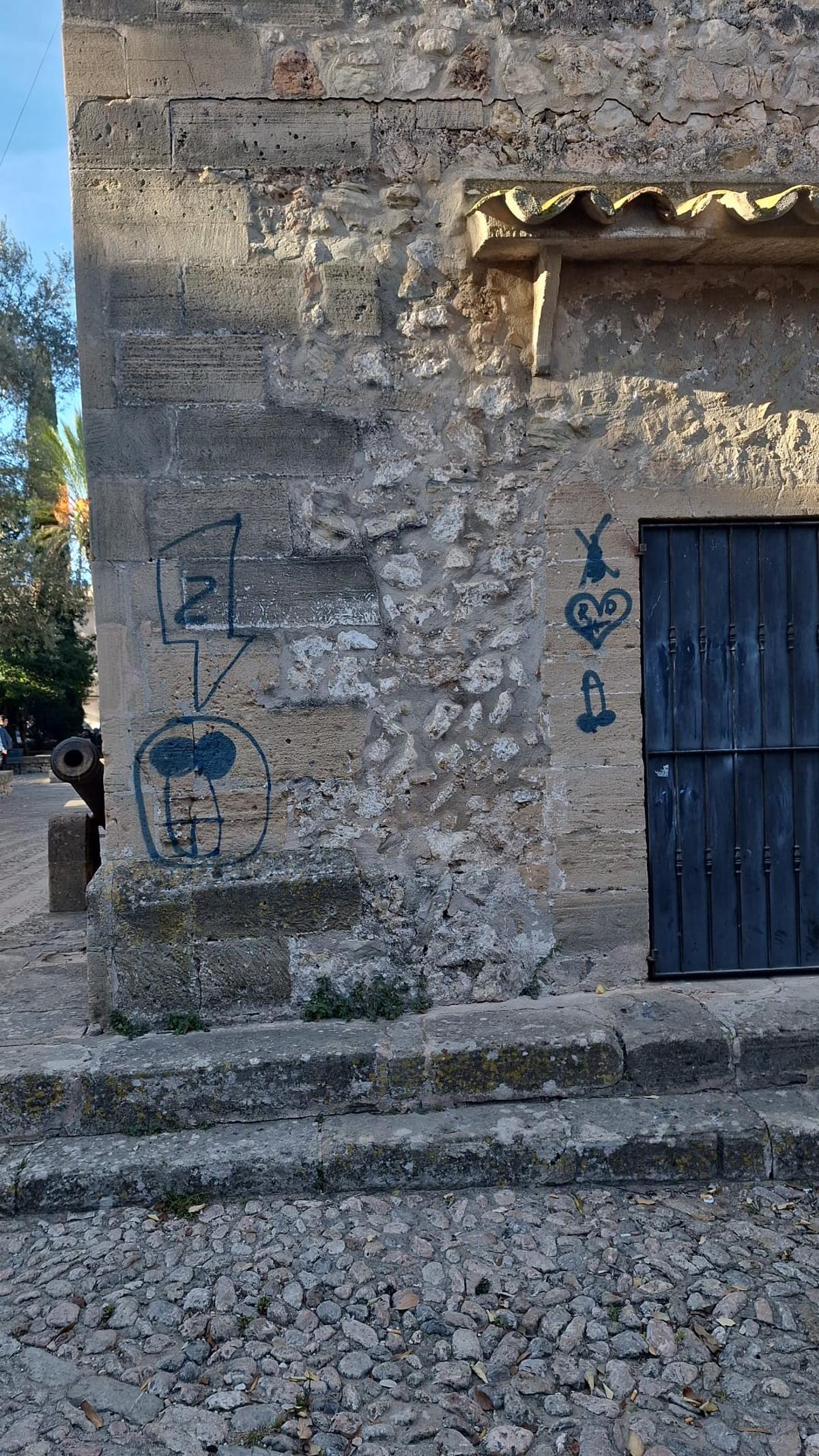 Vandalismo en Pollença. Vandalismo en Pollença.