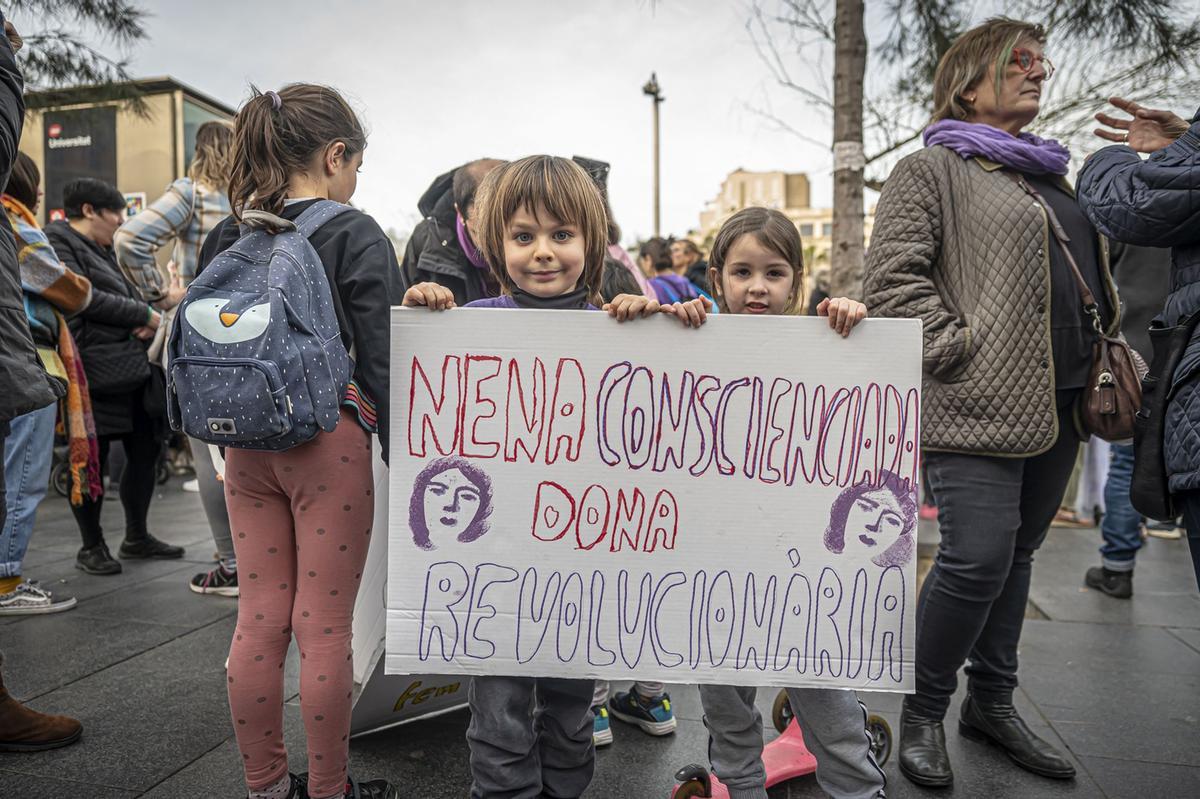 Manifestación del 8M en Barcelona