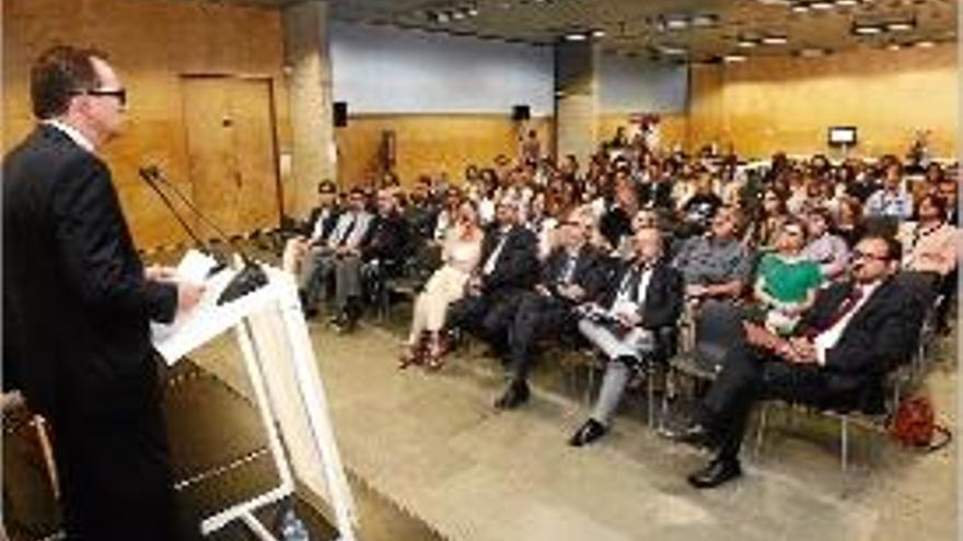 Una imatge de la jornada per fomentar les exportacions de les empreses.