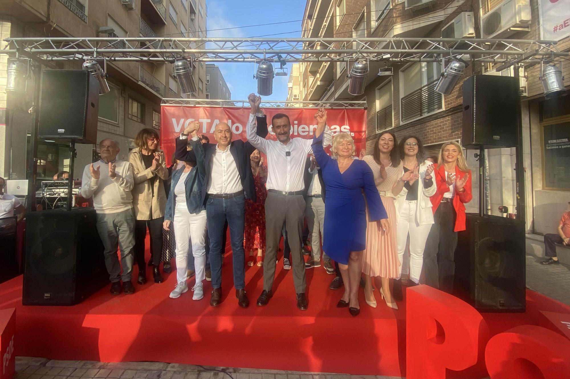 Cierre de campaña del PSOE de Elche