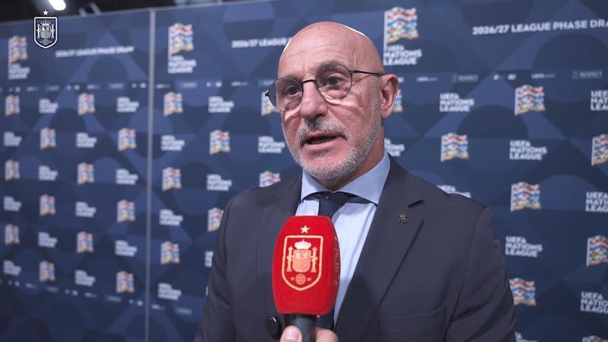 Declaraciones de Luis de la Fuente tras el sorteo de la fase liga de la Nations League