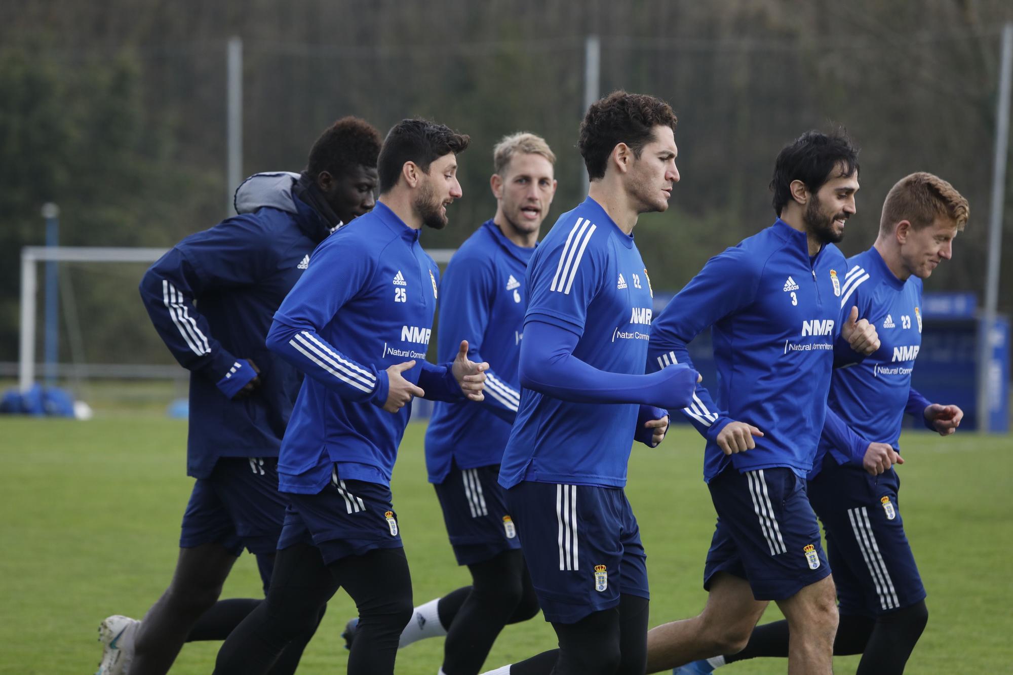 El entrenamiento del Oviedo