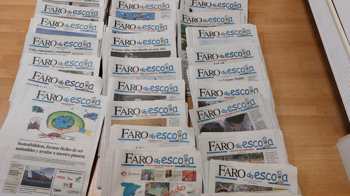 ¡Ya están impresos los ejemplares de la VII Edición de Faro da Escola!
