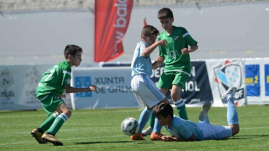 Imagen de uno de los partidos disputados por el Celta. // Iñaki Abella