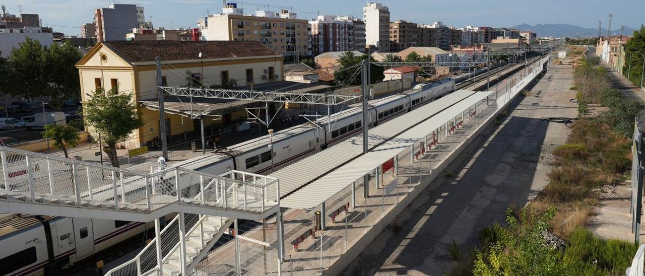 El soterramiento de la vía del tren a su paso por Vila-real afectaría a un trayecto de 2,2 kilómetros, entre el acceso sur a la ciudad y el Pont de la Gallega.