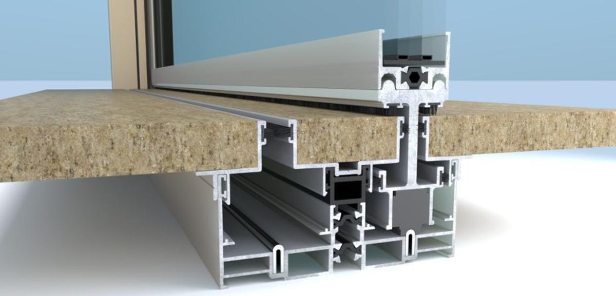 Bluesea XS, una corredera diseñada para líneas minimalistas.