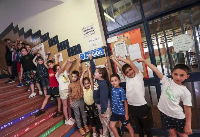 El colegio El Villar teje redes desde Trubia