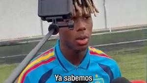 Nico Williams:  “Aún me falta chispa”