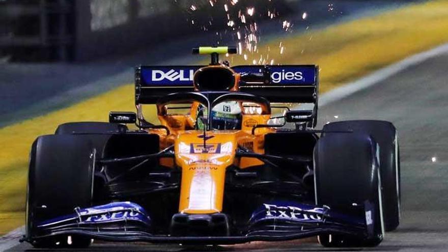 Un coche de McLaren esta misma temporada.