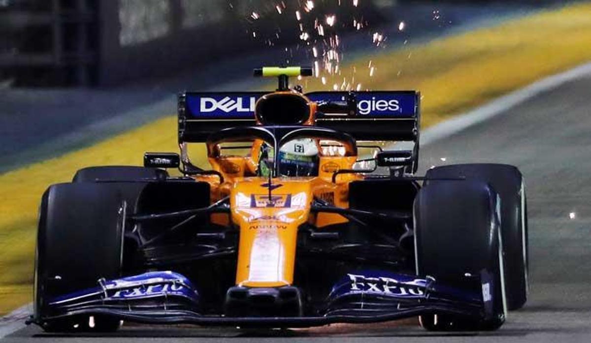 Un coche de McLaren esta misma temporada.
