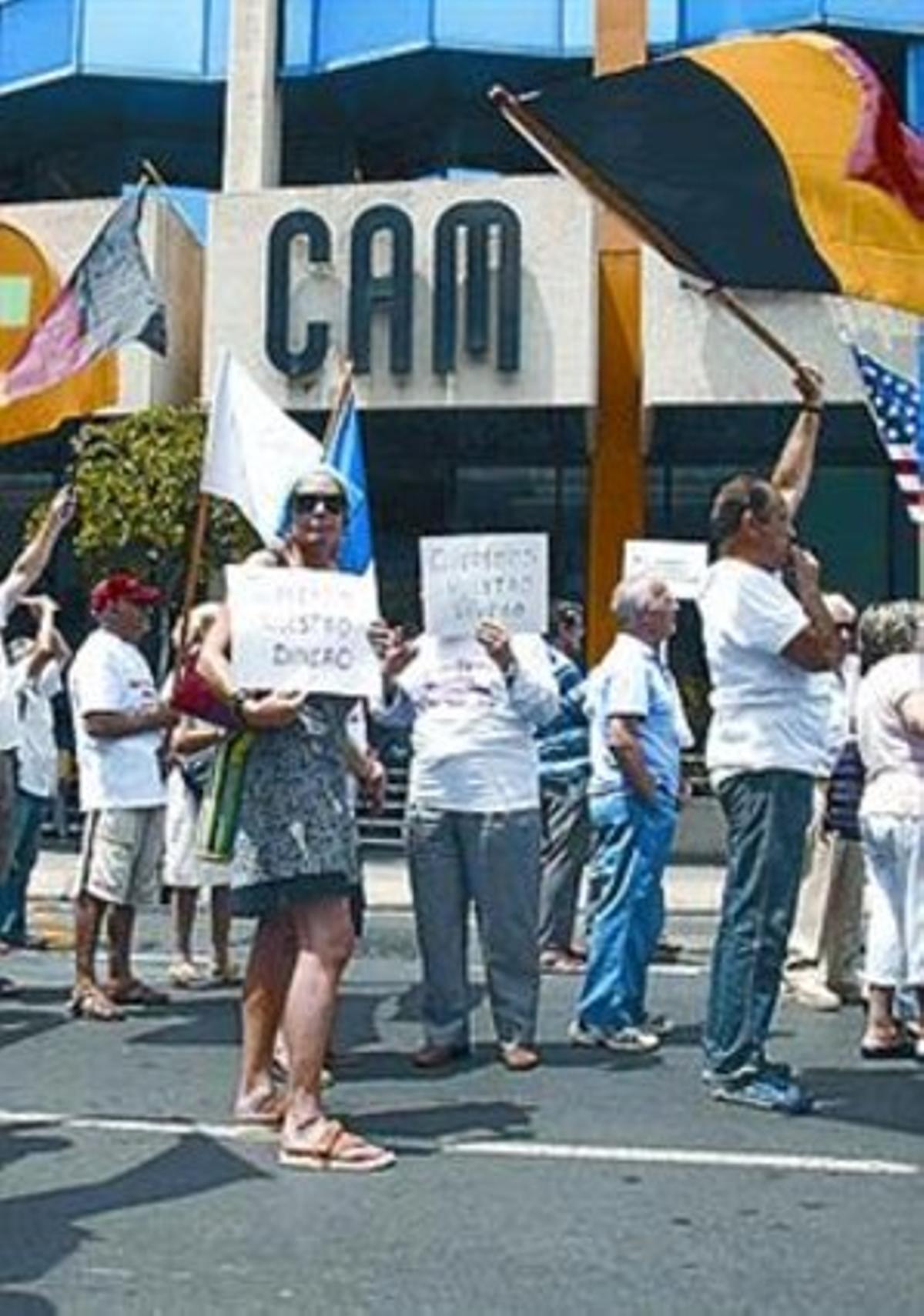 Protesta a la CAM. Protesta a la CAM.
