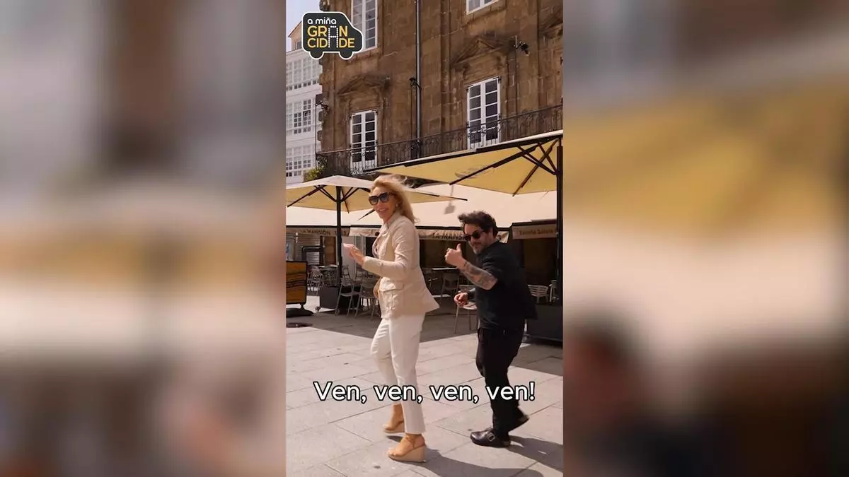 Norma Duval y David Perdomo recorren A Coruña en un nuevo episodio de «A miña gran cidade»