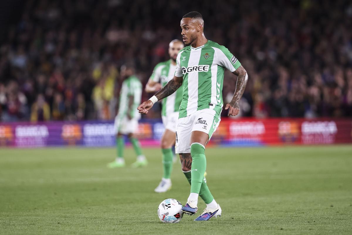 Natan, durante el Barça-Betis de la jornada 37 de Liga en el Camp Nou