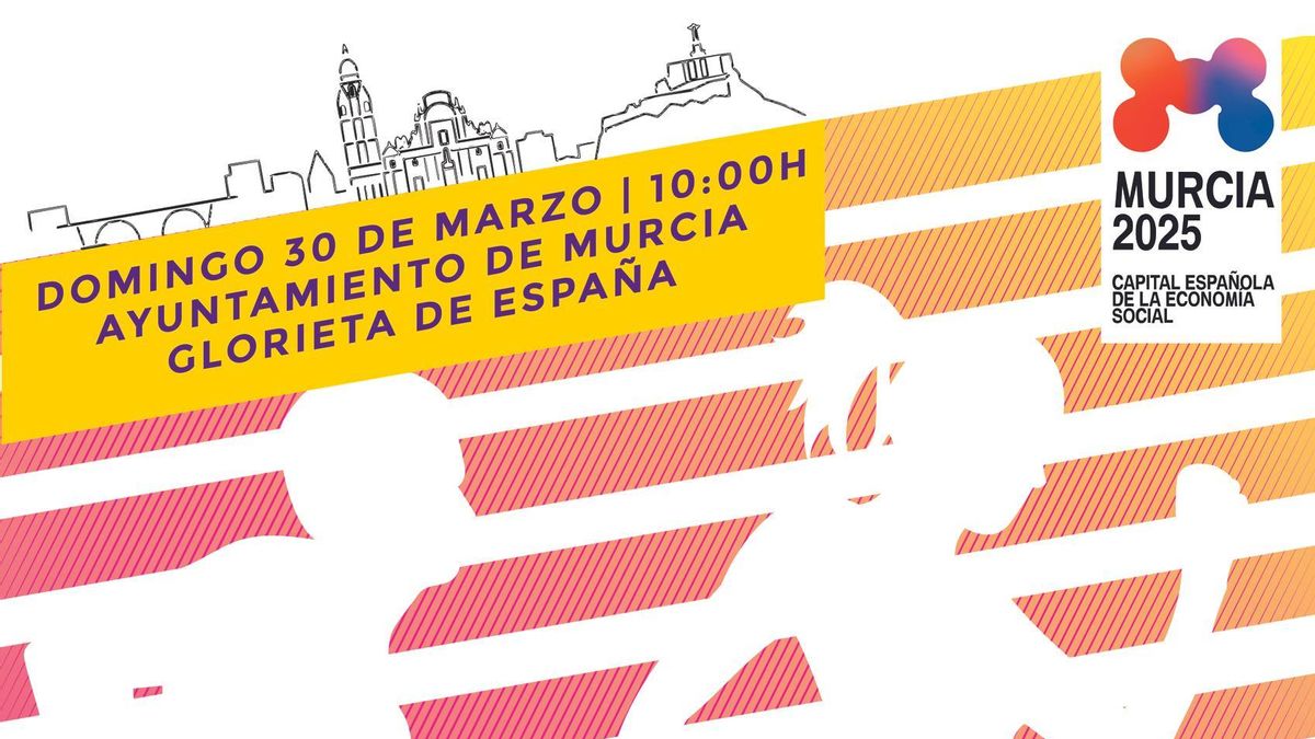 Cartel de la carrera solidaria.