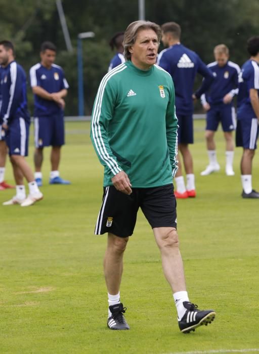 Primer entrenamiento del Real Oviedo para la tempo