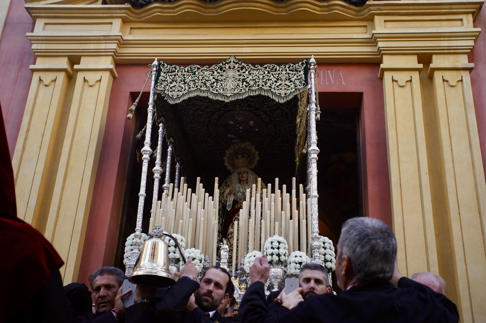 Salida procesional de la Cofradía de Las Penas, el Martes Santo de 2024.
