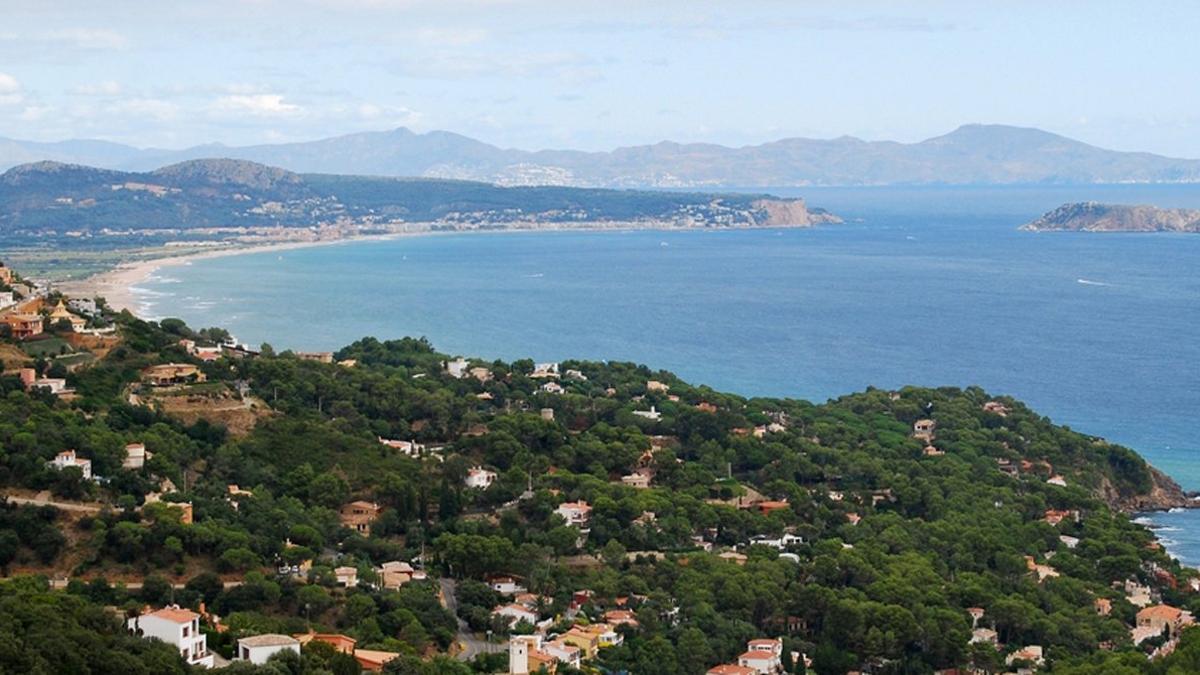 Vista aérea de la zona de Begur, en la Costa Brava