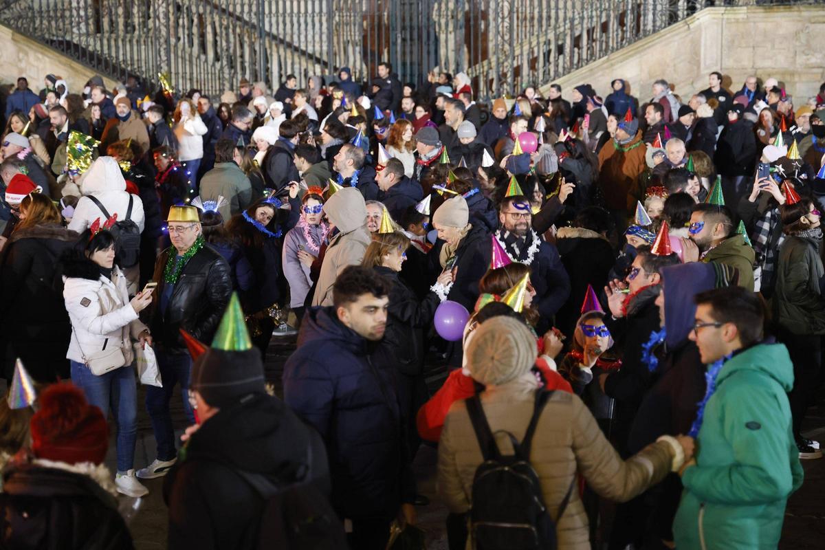 Santiago festeja la llegada del Año Nuevo