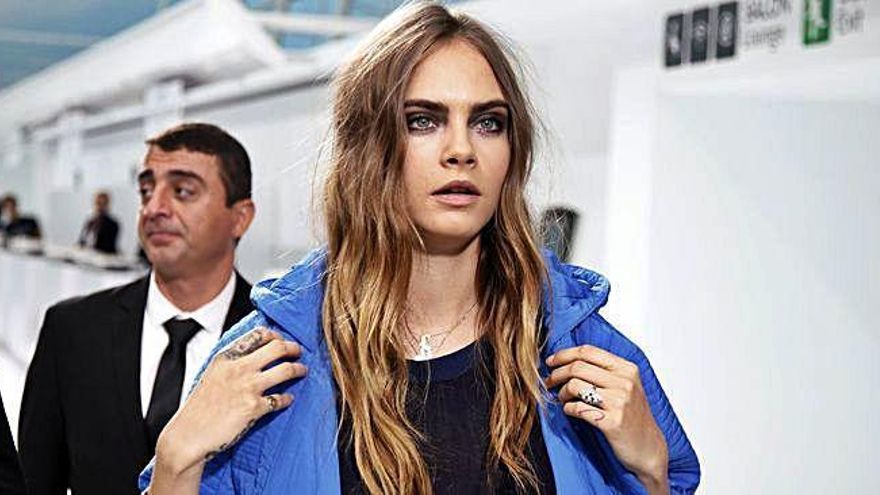 La modelo Cara Delevingne.