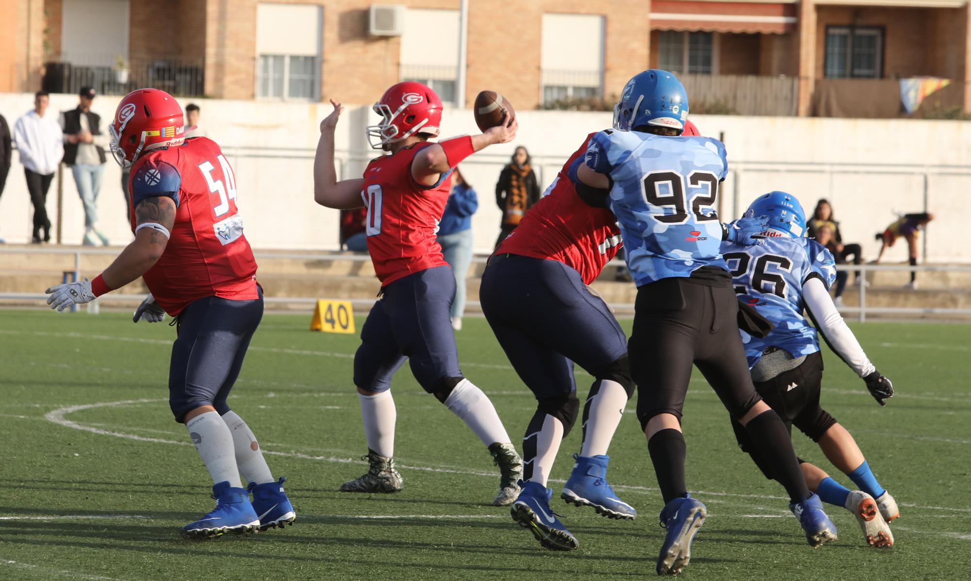 Valencia Giants contra Alicante Sharks de LNFA Serie B