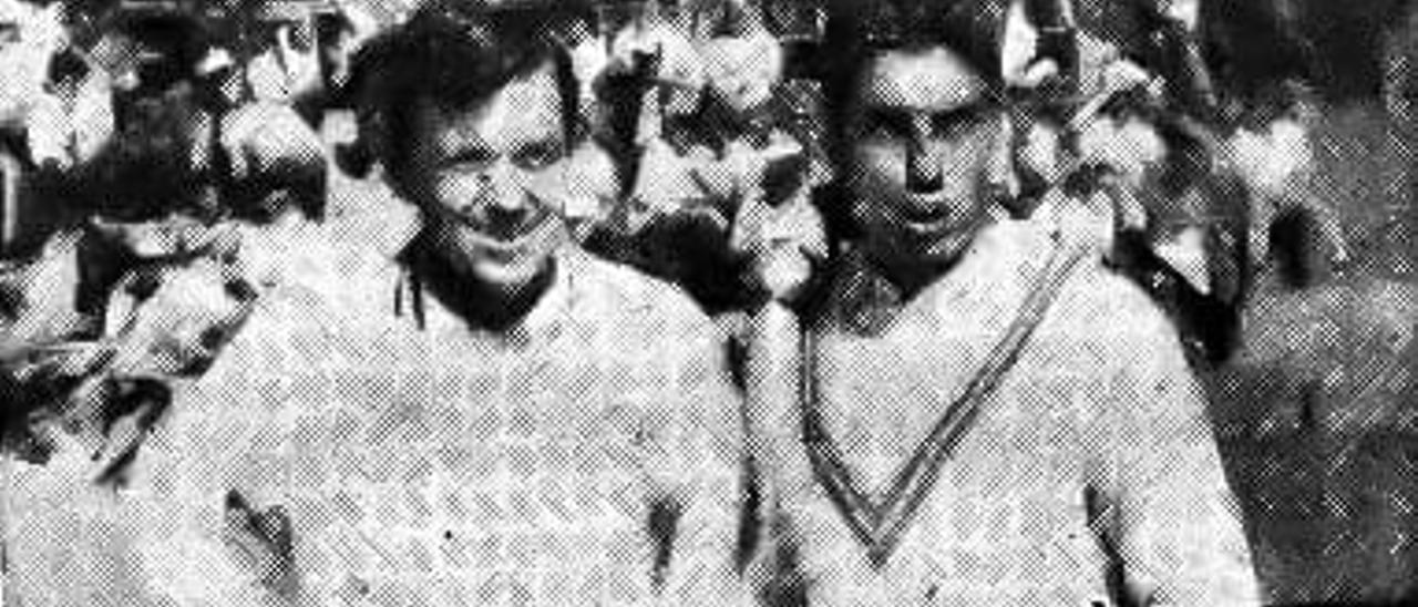José Luis Arilla y Carlos Santana, finalistas en 1960 del torneo del club de campo