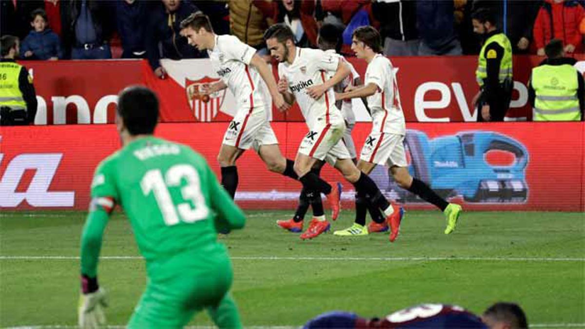 El Sevilla salvó un punto ante el Eibar