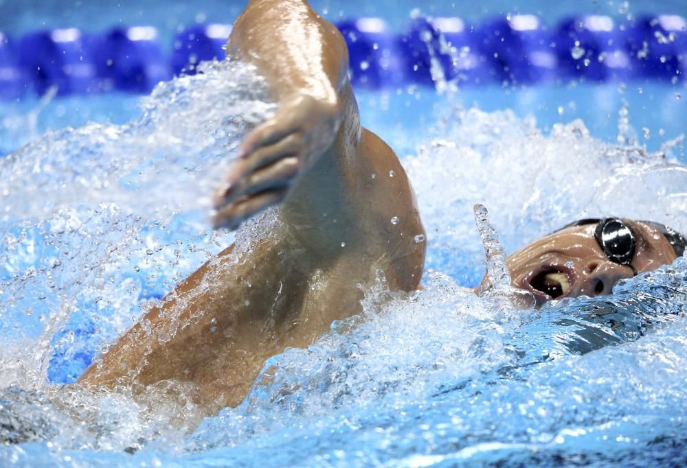 Marc Sánchez, tercero de su serie de 1.500, cierra la participación de los nadadores mallorquines en Río