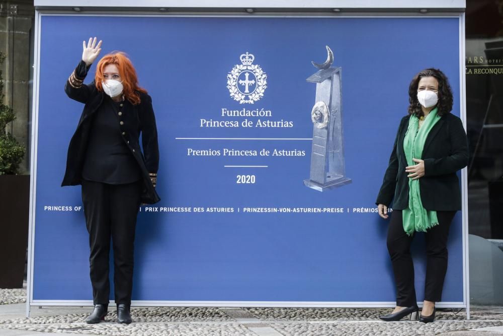 Premios Princesa: Llegada de los premiados