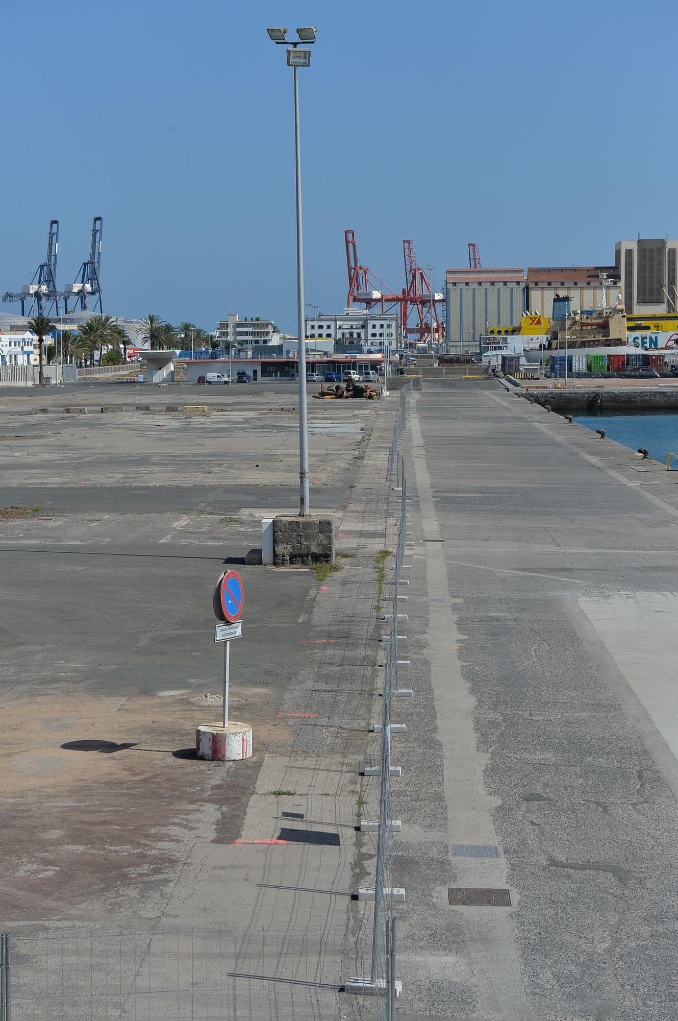 Lugar donde estarán los talleres de yates en Las Palmas de Gran Canaria